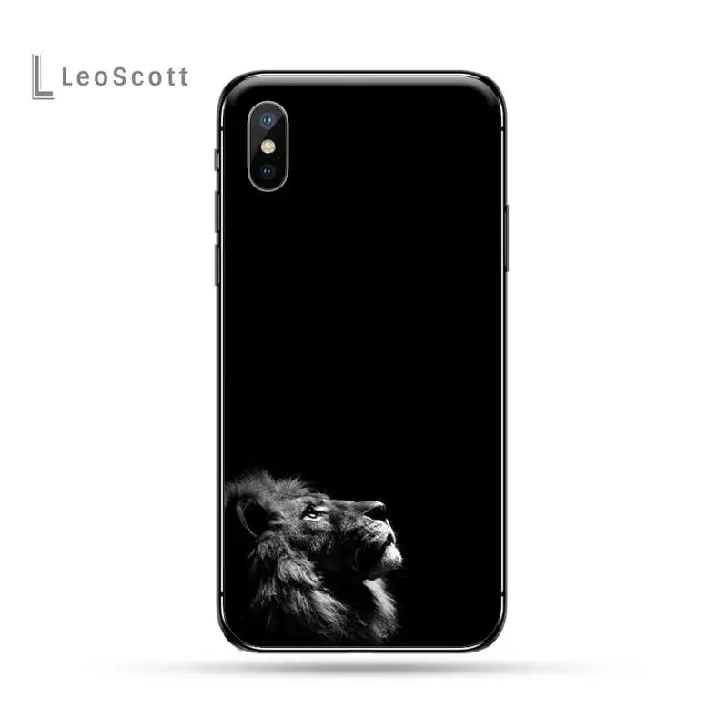 

Lion fierce king of the prairie Phone Case for iPhone 11 12 pro XS MAX 8 7 6 6S Plus X 5S SE 2020 XR mini