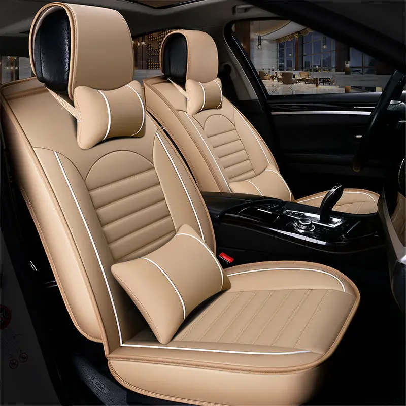 2020 New Custom Leather Four Seasons For Chevrolet aveo Cruze lacetti Captiva TRAX LOVA SAIL Car Seat Cover Cushion