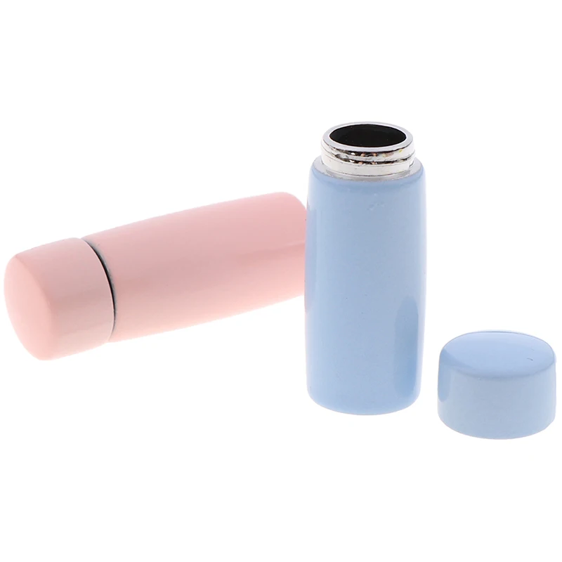 

1:12 Dollhouse Miniature Thermos Cups Miniature Food Play Scene Doll House Accessories Thermo Water Cup Doll House Decoration