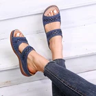 Женские сланцы, шлепанцы, женские шлепанцы, пляжная обувь, модные женские шлепанцы, повседневная обувь на танкетке, Размеры 35-43