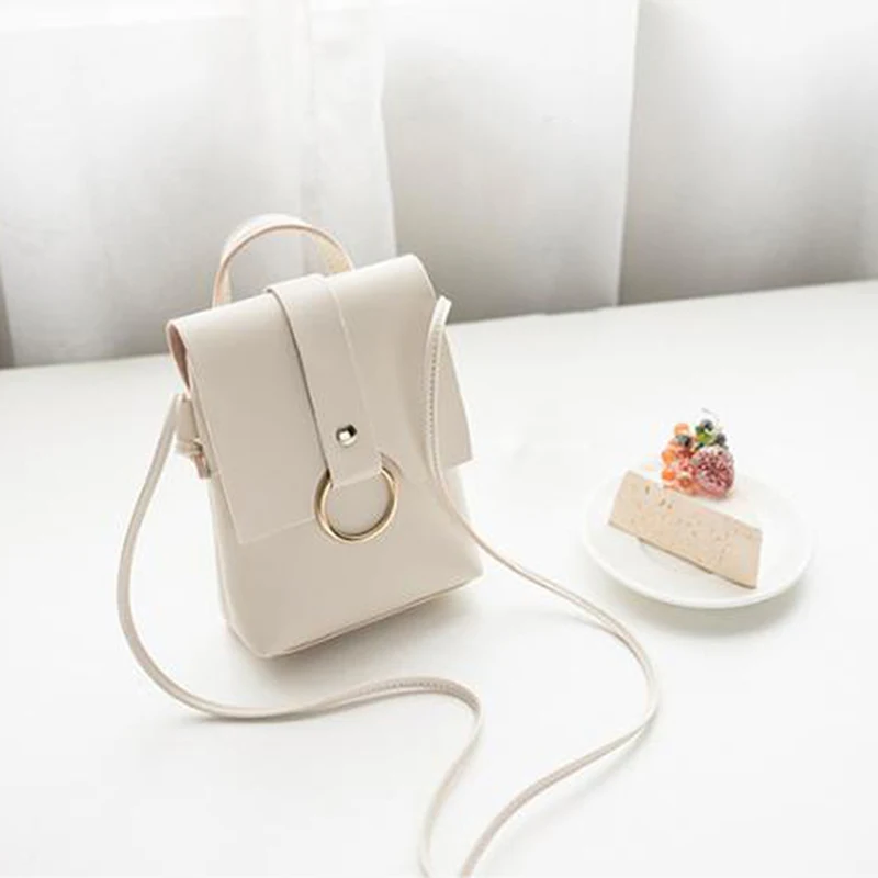 Женские мини сумки мессенджеры из искусственной кожи на застежке женская сумка