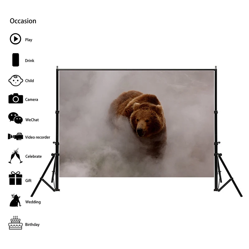 

Large Animals Wall Art Canvas Painting Kids Adult Education Poster Wild Animals Painting Calligraphy Home Office Decoration