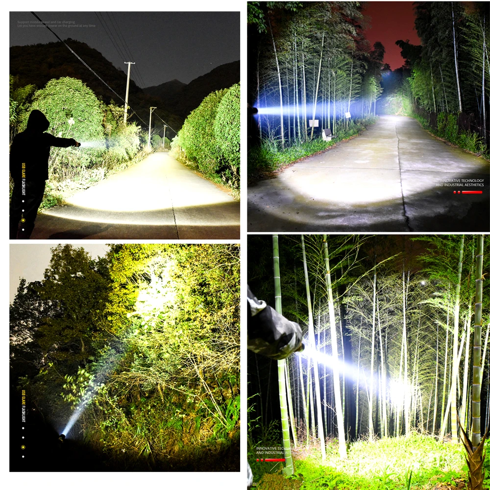 

80000LM XHP50.2 LED Flashlight Xlamp Aluminum Hunting XHP50 Waterproof Torch Light Powerful Lanterna Use 18650 26650 Battery