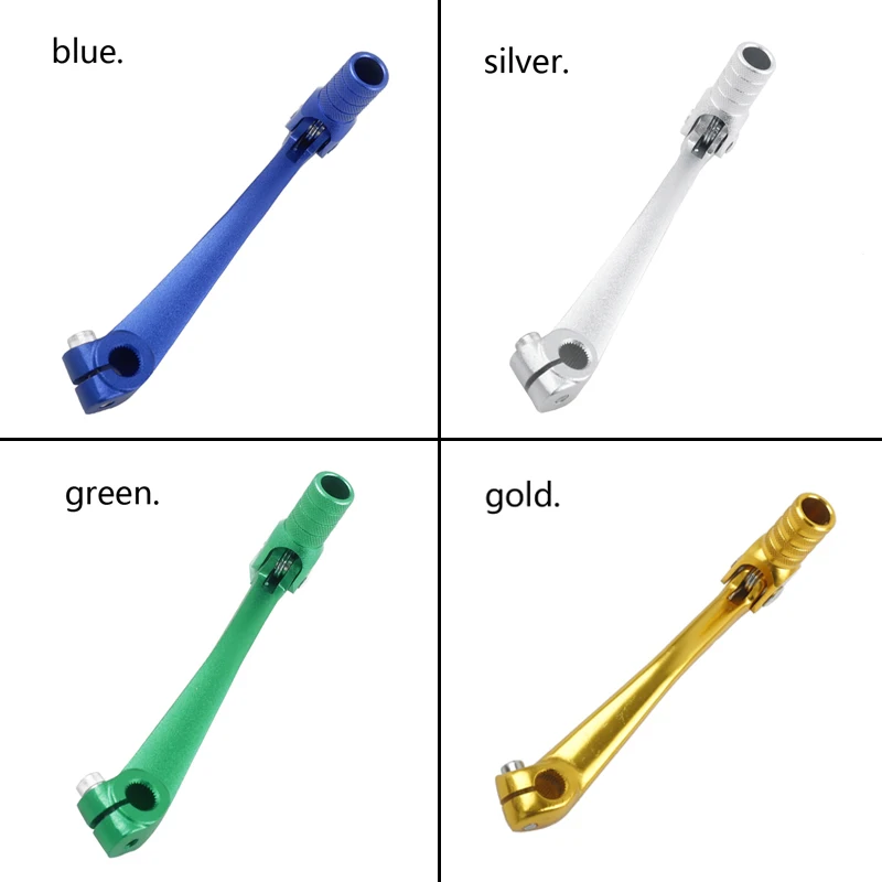 

Motorcycle CNC Aluminum Folding Gear Shift Lever Fit Kayo Apollo Bosuer 110/125/140/150/160/250cc Dirt Bike Pit Bikes Gear Lever