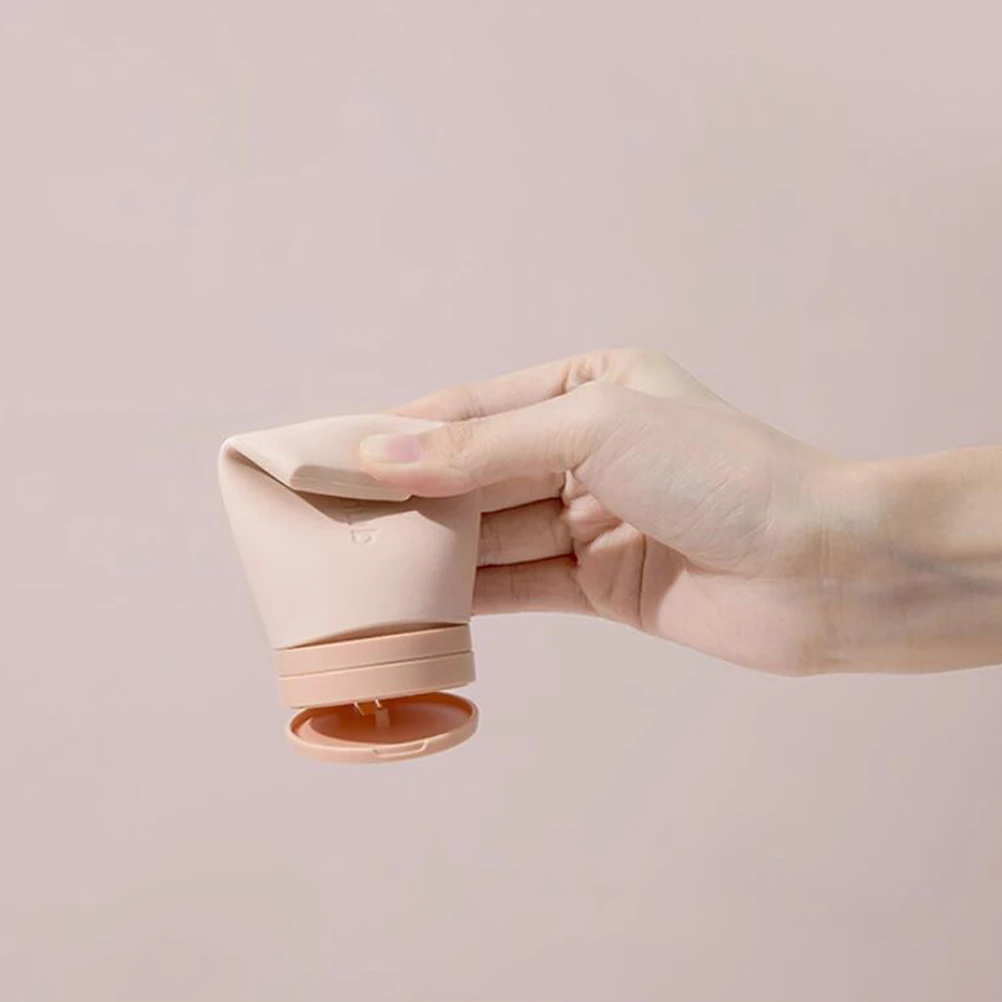 Sub пустая силиконовая портативная пластиковая бутылка для хранения под