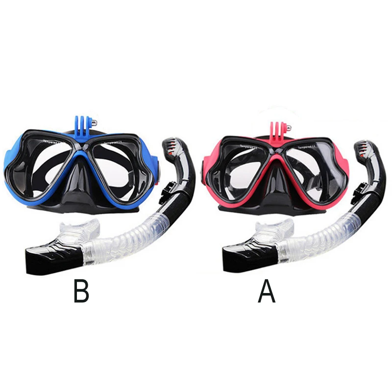

Professional Anti Fog Swimming Goggles Swimming Underwater Diving Scuba Glasses Mask Snorkel Set Diving Accessories