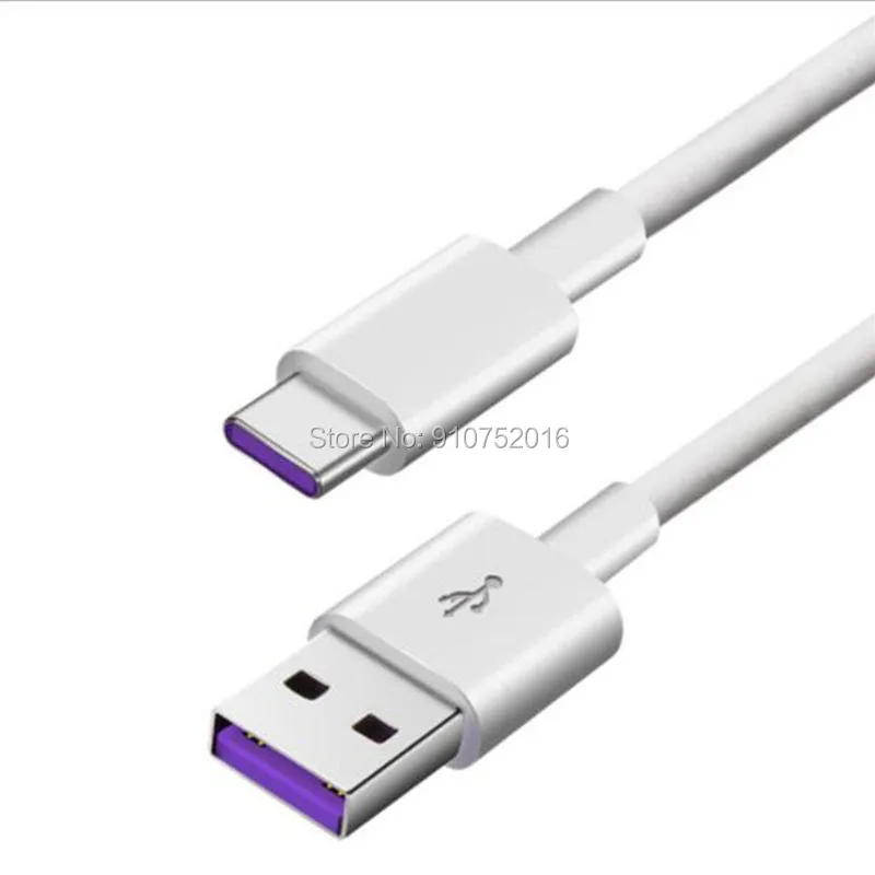 

20 шт. 1 м/3 фута USB C для Huawei USB 5A Тип C Быстрая зарядка 3,0 Micro USB быстрая зарядка для iPhone 7 XS Samsung S8 телефонные кабели