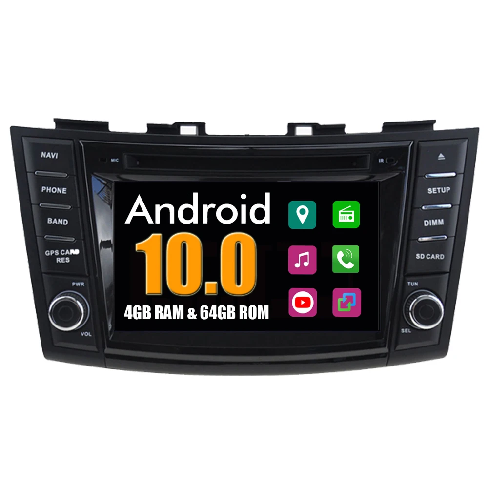 RoverOne для Suzuki Swift Ertiga 2011 2016 Android 10 0 Авто Радио Стерео DVD GPS навигация медиа аудио