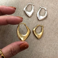 silvology 925 sterling silver irregular big earrings for women nordic style minimalist earrings party luxury jewelry designers