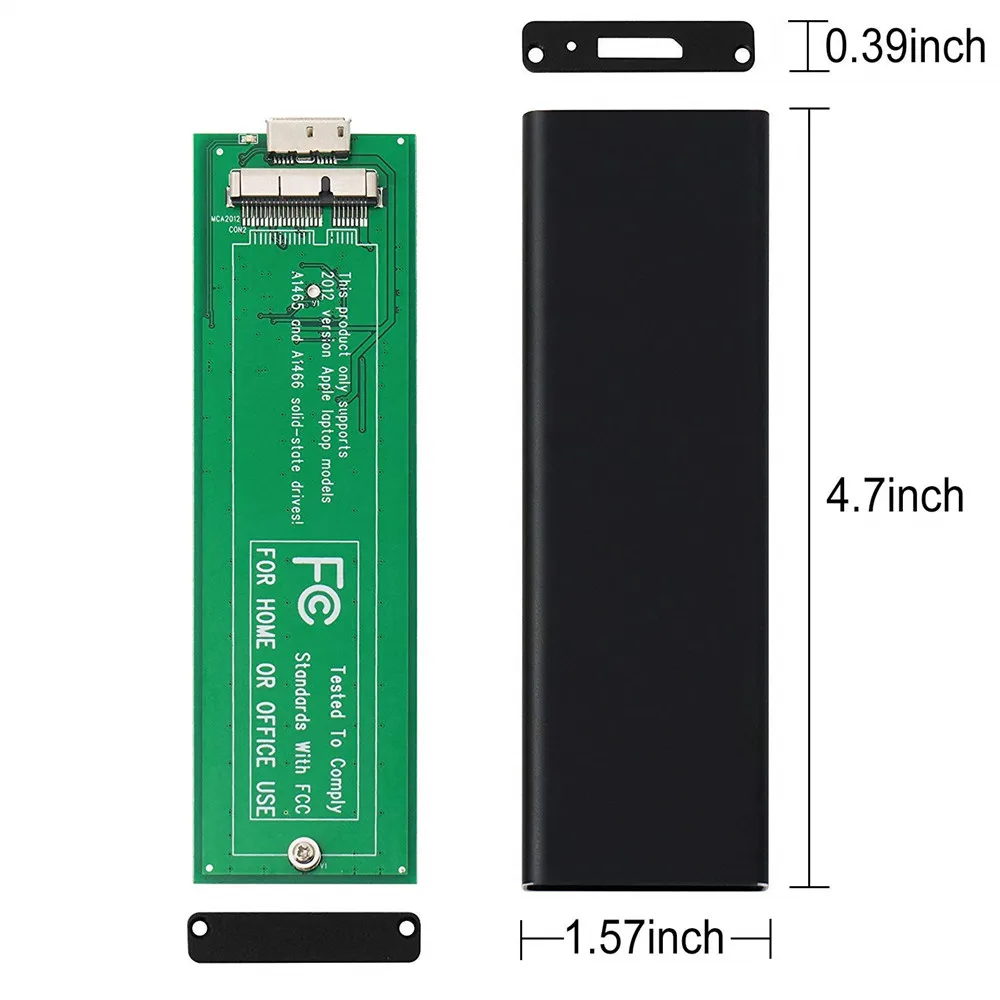 Корпус внешнего жесткого диска для 2012 MacBook Air SSD USB 3 0 к A1465 A1466 адаптер MD223 MD224 MD231