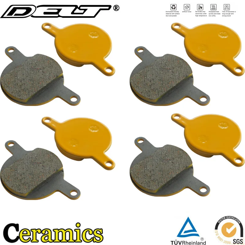 4 пары керамических дисковых тормозных колодок для горного велосипеда запчасти