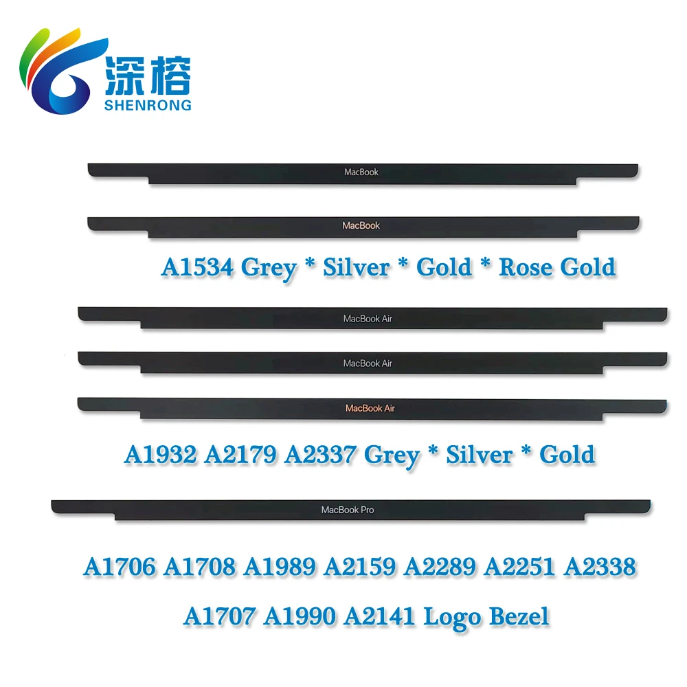 ЖК-экран с логотипом передняя панель для MacBook Pro Air A1706 A1707 A1708 A1989 A1990 A2159 A2141 A1534 A1932