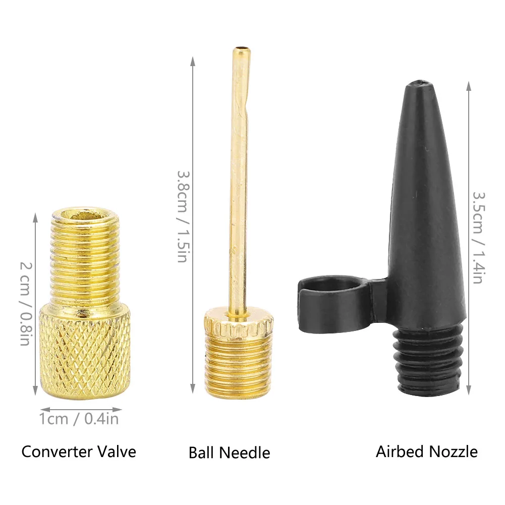 3 шт. 10 комплектов велосипедный насос французский и американский клапан адаптер