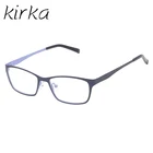 Очки для мальчиков и девочек Kirka, из нержавеющей стали, легкие оптические аксессуары для здоровья, Детская оправа для рецептурных очков