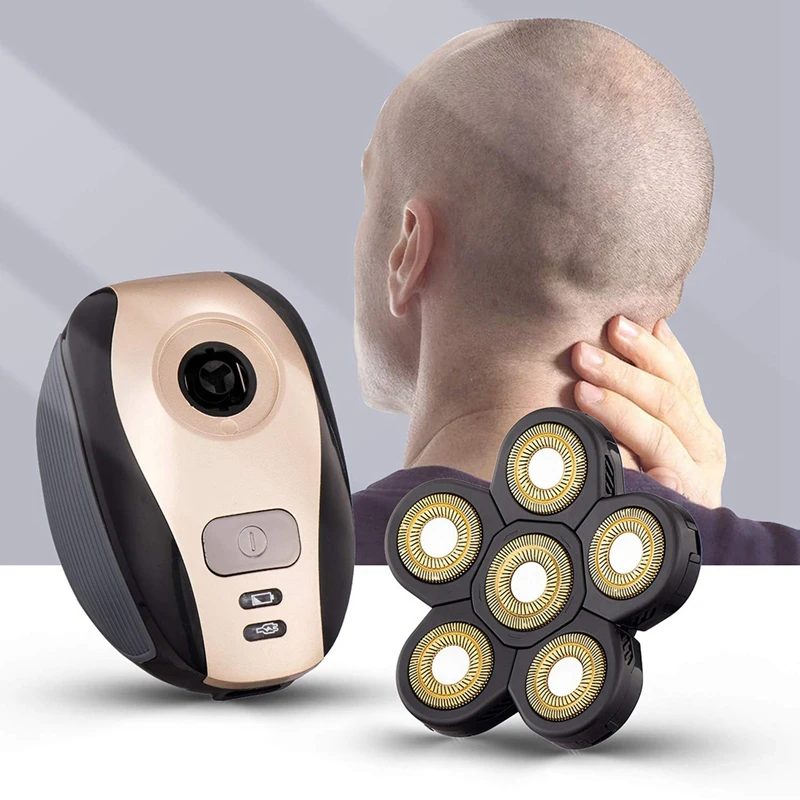 

Electric Razor for Men- Upgrade 5 In1 Shavers for Men-Wet Dry Razor- Cordless Waterproof Beard Trimmer- USB Rechargeable