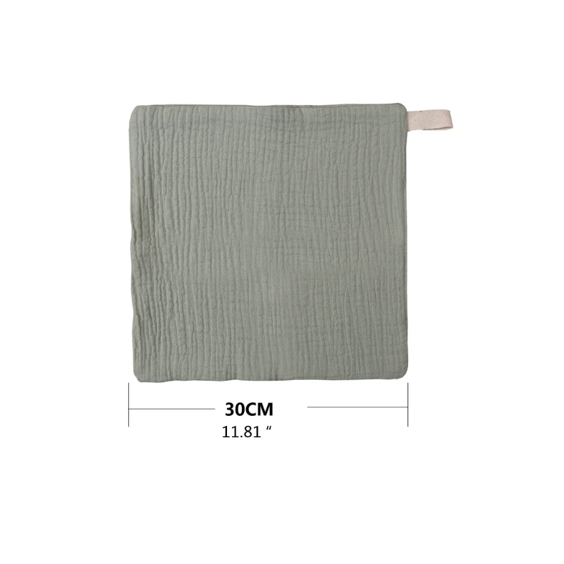 

5pcs Baby Handkerchief Square Newborn Face Towel Soft Absorbent Gauze Cotton Kids Feeding Bibs Infant Burp Cloth 30x30cm