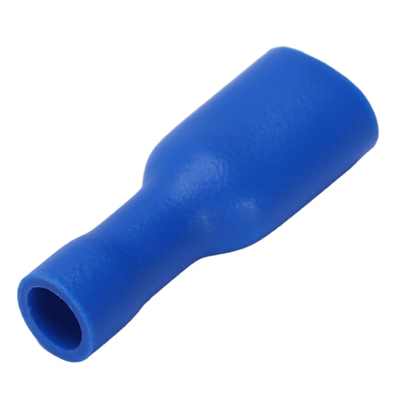 16-14AWG 10A Blue Female Spade Crimp Insulated Wire Terminal 100 Pcs | Обустройство дома