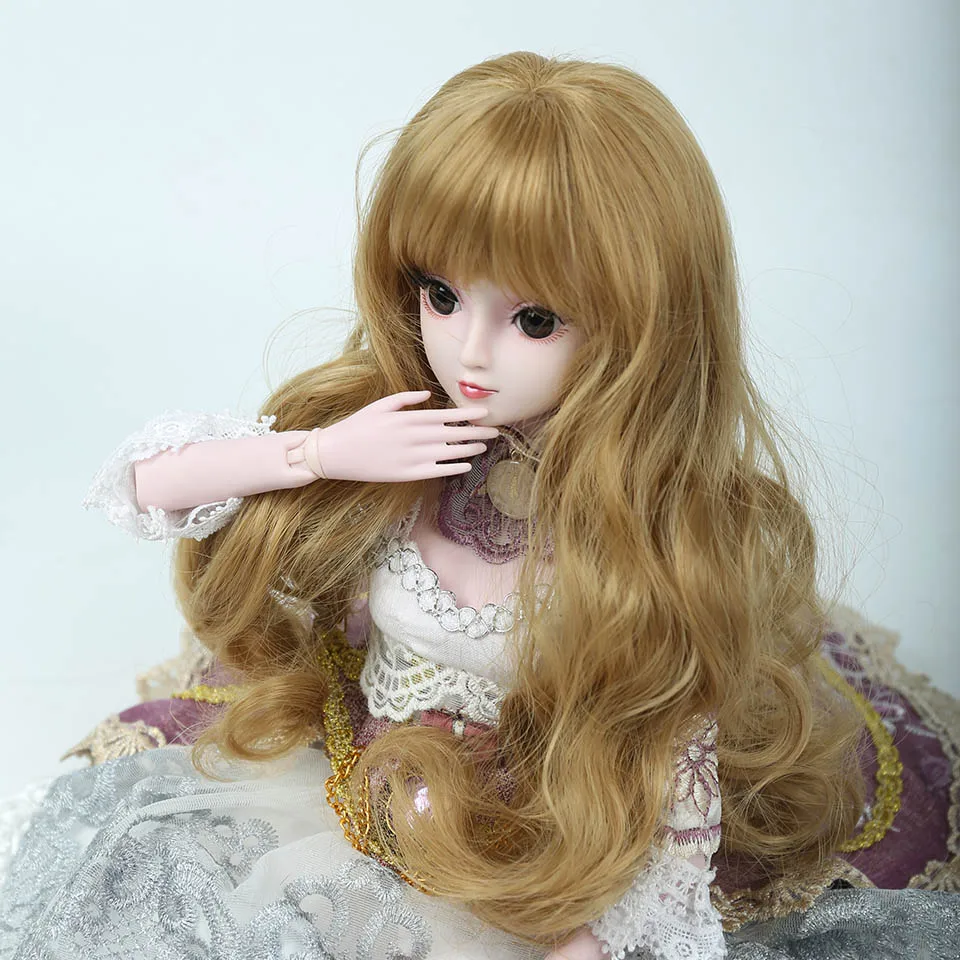 Bybrana модный стиль 1/3 1/4 BJD Кукла SD MSD парики длинные коричневые высокотемпературные