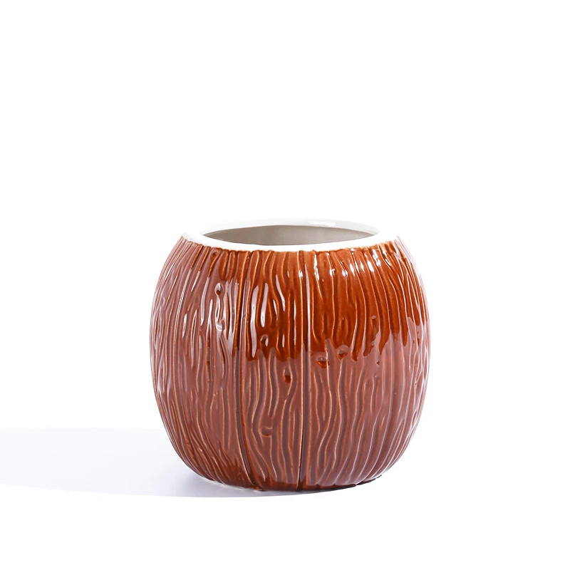 520 мл кокосовое Форма Гавайи бамбуковые кружки Керамика кружка для подарочные и