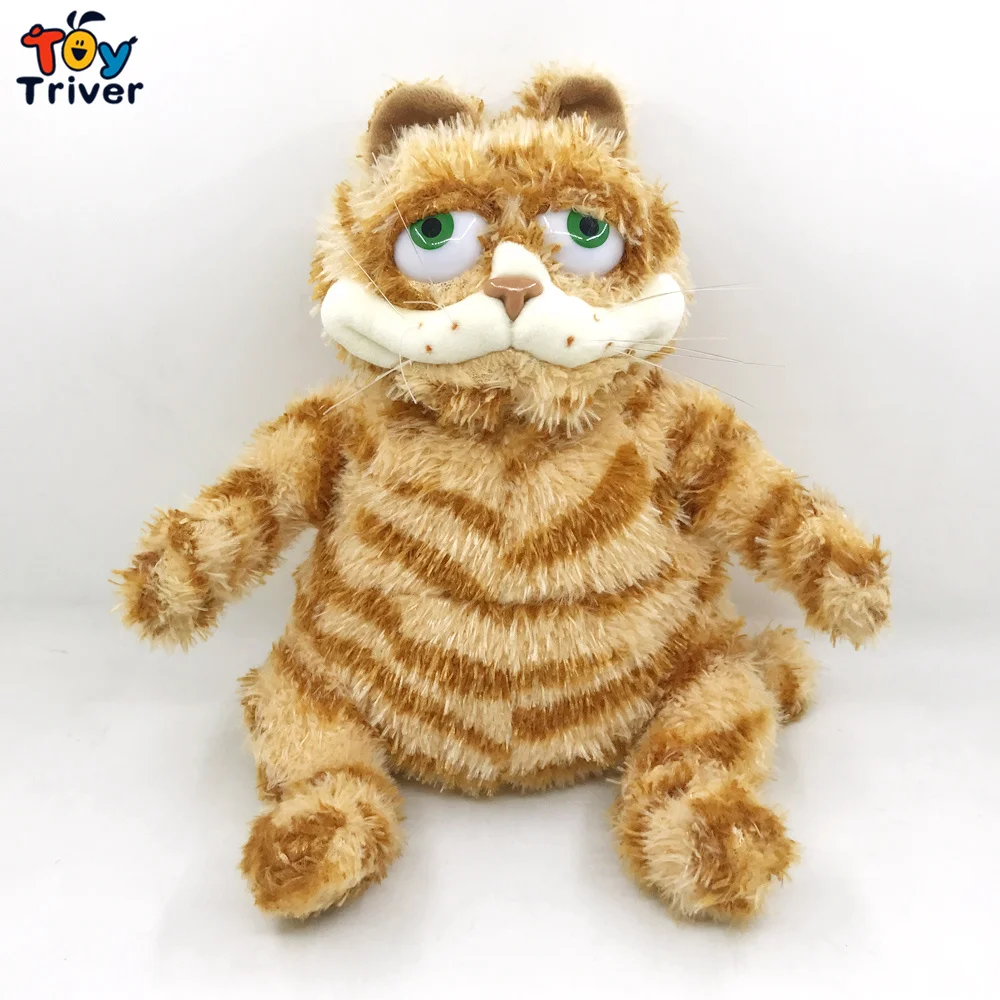 Милый толстый кот Garfield плюшевые игрушки мягкие животные кукла для малышей детей
