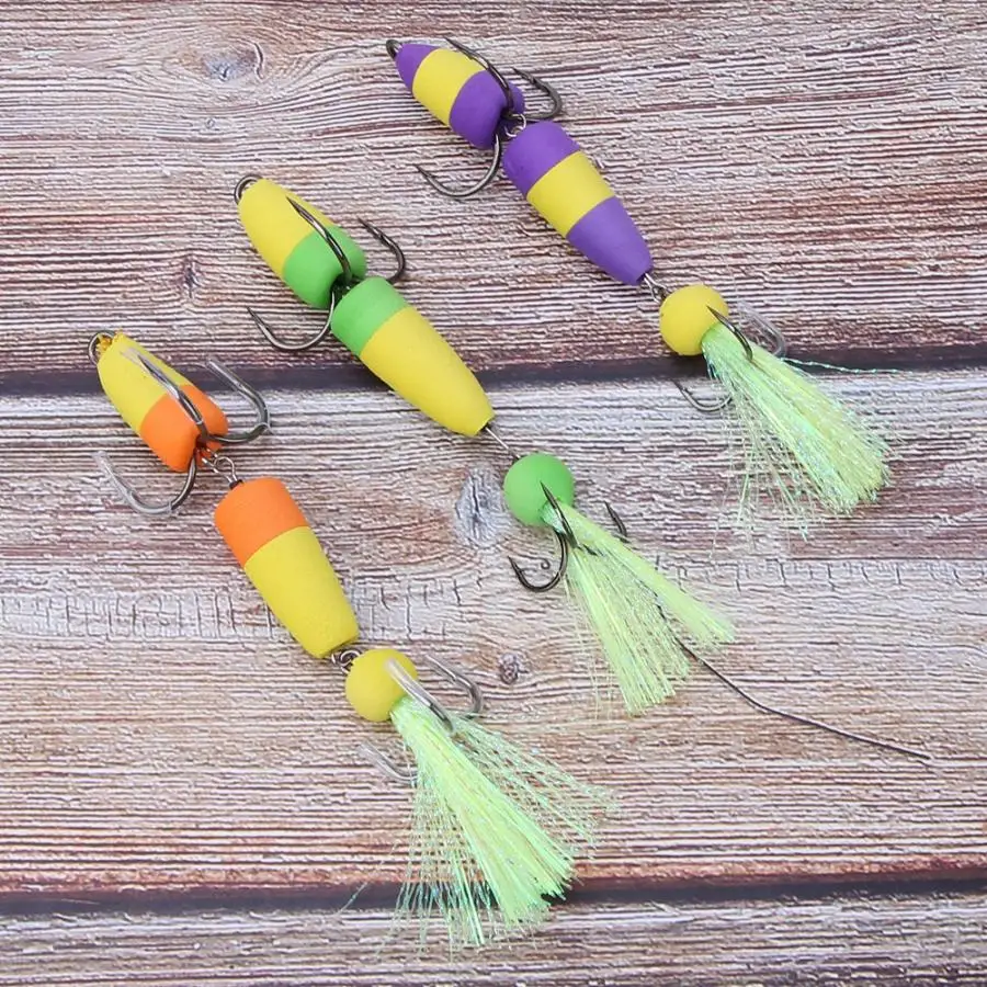 Комплект из 3 предметов новые рыболовные приманки Swimbait пены Мягкая наживка