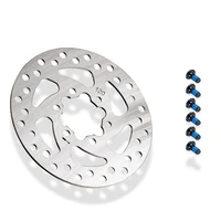 120mm brake disc rotor pad with 6 screws for electric scooter stainless steel 6 holes 120mm brake pad e scooter accessories