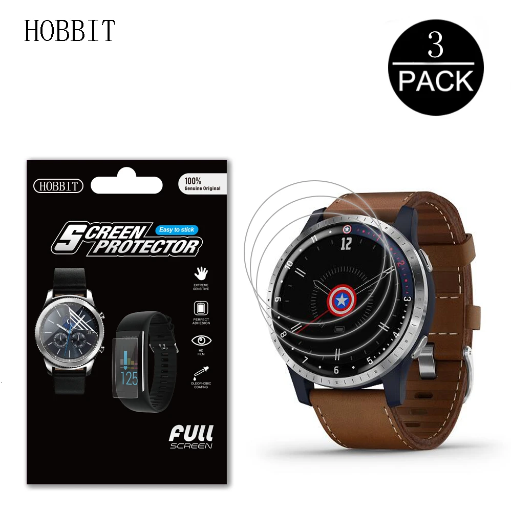 3 упаковки для смарт часов Garmin Legacy Hero Series GPS протектор экрана Первый мститель и