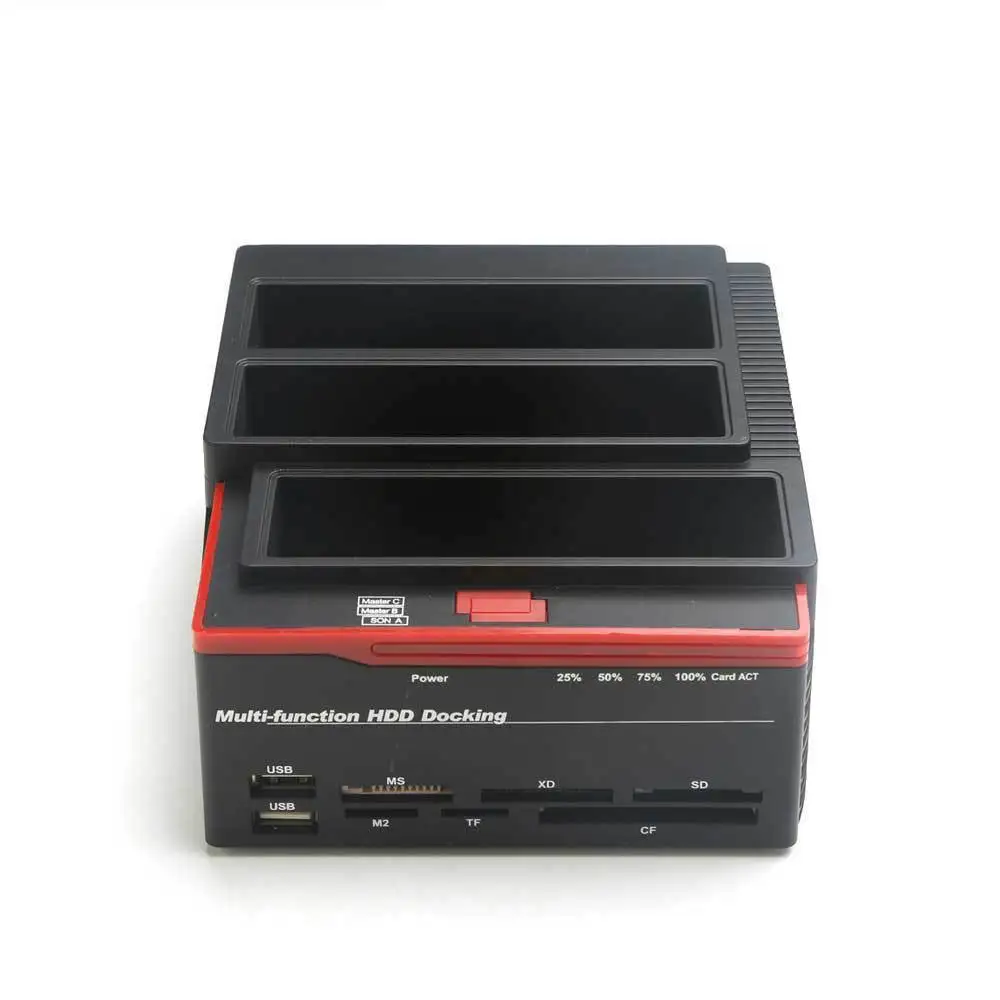 

High-speed multifunctional hard disk base HDD 3.0 IDE Dual SATA hard disk base card reader YP10