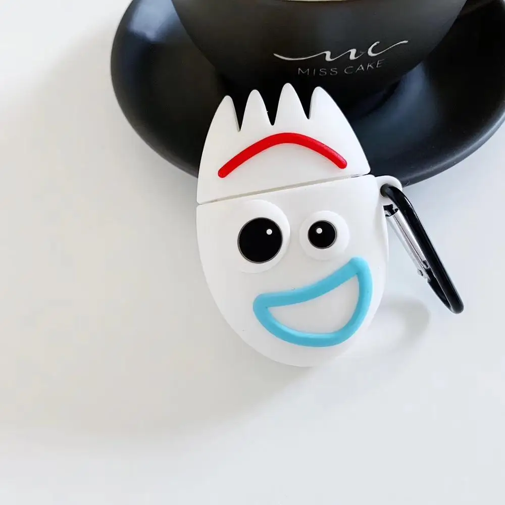 Новый 3D милый мультфильм Fokry Toy Story 4 наушники зарядный чехол для AirPods 1 2