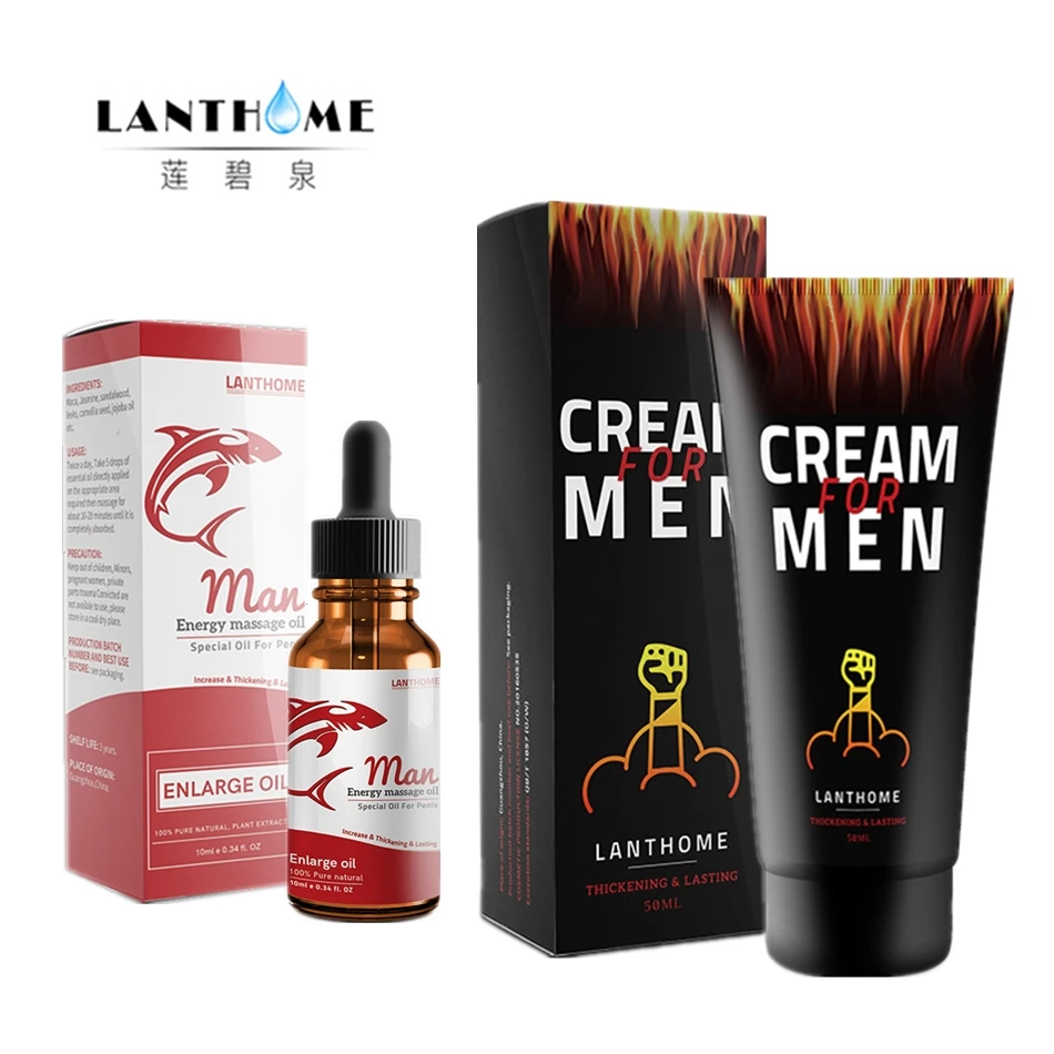 2 шт. травы большой член утолщение масло для роста плюс увеличение пениса Crema