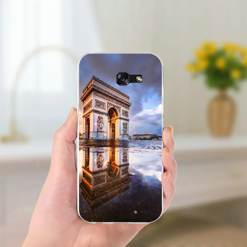Italy Monuments Leaning Tower of Pisa Slim Soft TPU Phone Cases for Samsung Galaxy A3 A5 A7 2016 2017 Core 8262 850 Grand I9082 | Мобильные