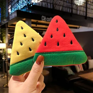 Заколки для волос для девочек, хлопковые, с изображением цветов, арбуза, авокадо, милые, 2020