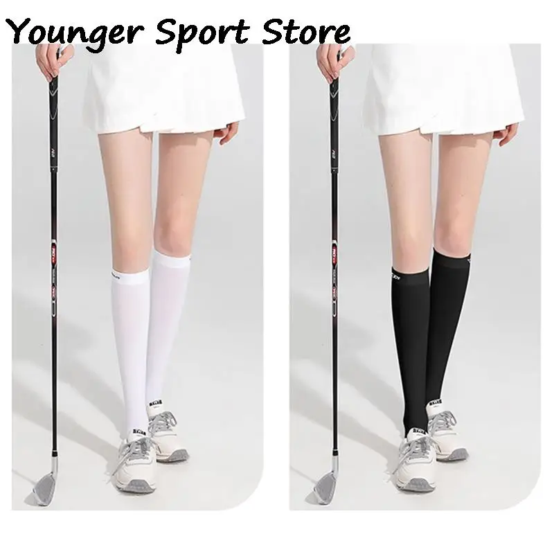 

Гольфы, высокие тонкие мягкие дышащие Плотные чулки, женские спортивные носки для девочек, леггинсы для улицы, для гольфа, тенниса, велосипе...