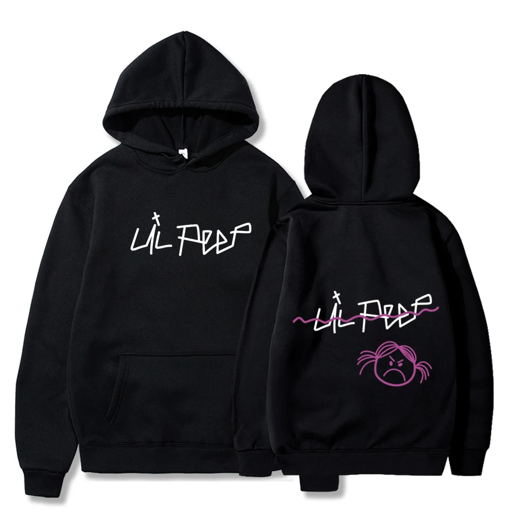 Толстовки с капюшоном Lil Peep для мужчин и женщин свитшоты надписью Love lil.peep пуловер
