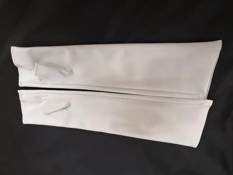 Женские модные длинные перчатки из овчины искусственной кожи на полпальца