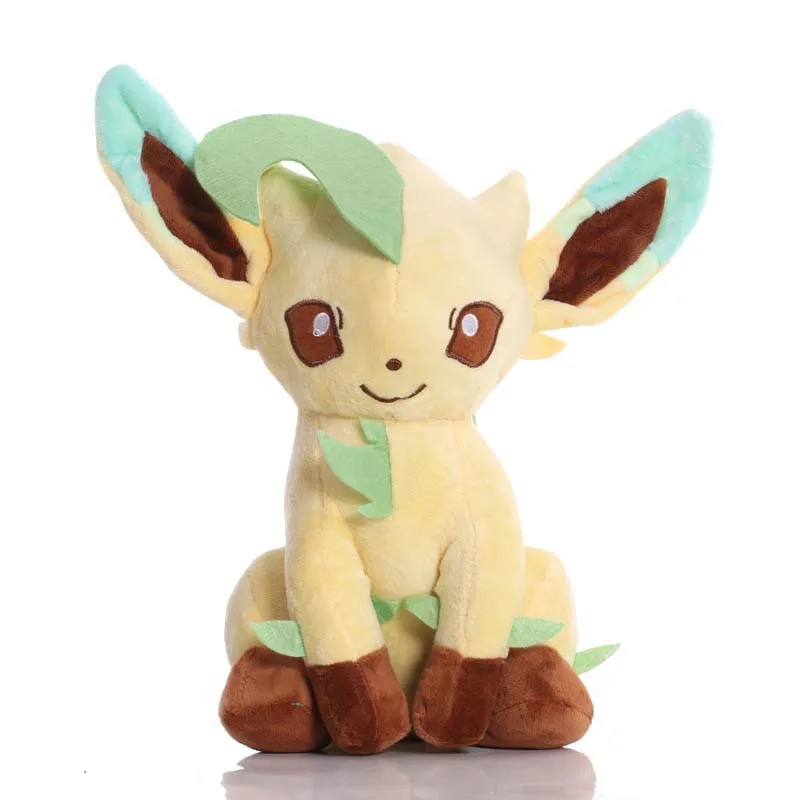 

Большой размер 27 см TAKARA TOMY Pokemon Leafeon Плюшевые игрушки Leafeon мягкие игрушки-животные куклы подарок на день рождения для детей
