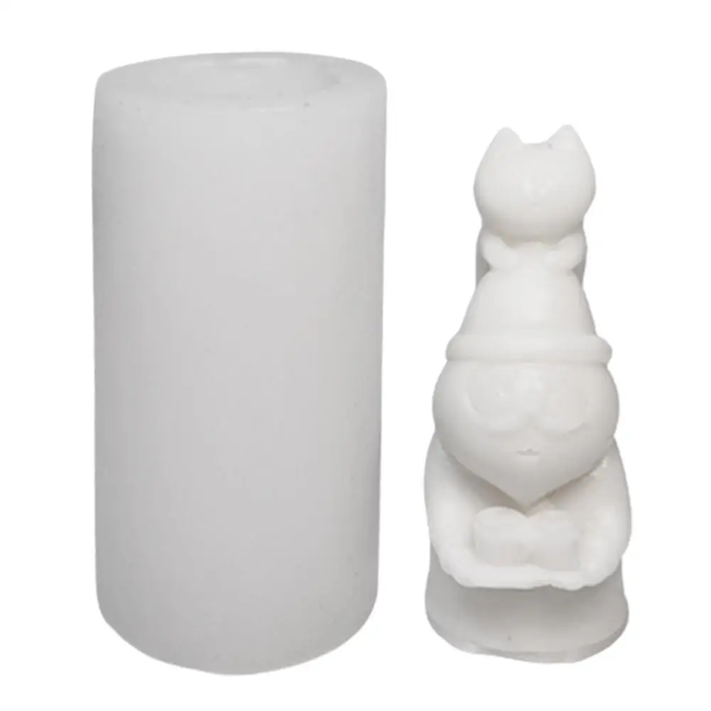 

Силиконовая форма в виде Санта-Клауса, свечи, рождественские формы для дома, декоративное мыло ручной работы, ароматерапия, подарок, украшен...