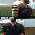 Средневековый воин-Гладиатор викингов, самурайский боевой рыцарь, Наплечные доспехи, Ретро реквизит для карнавала, вечеривечерние, косплей