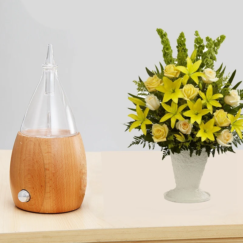 Стеклянный резервуар распыляющий чистый диффузор эфирного масла ароматерапия