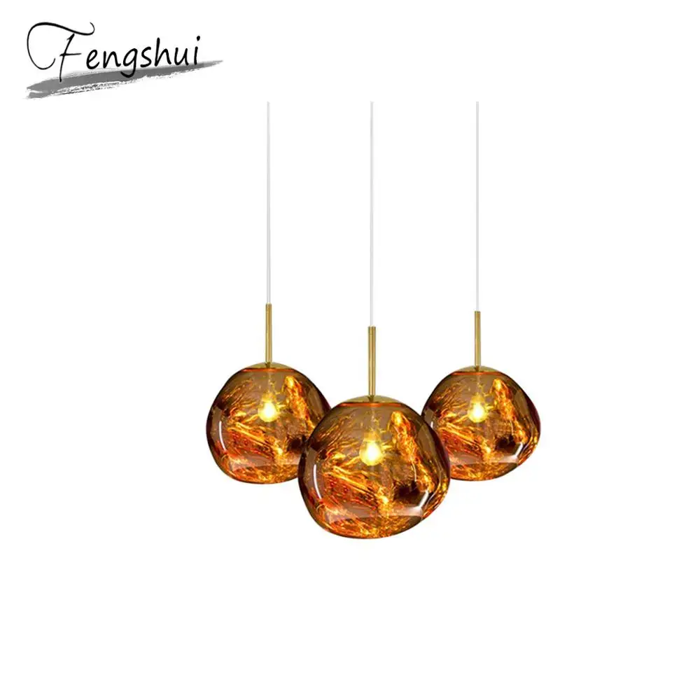 Nordic вулканической лавы светодиодный подвесные светильники внутреннего декора