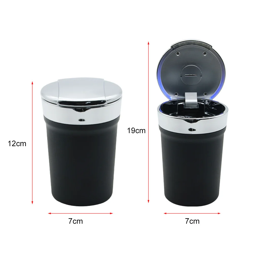 Бездымный автомобильный домашний двойной светодиодный светильник пепельница |