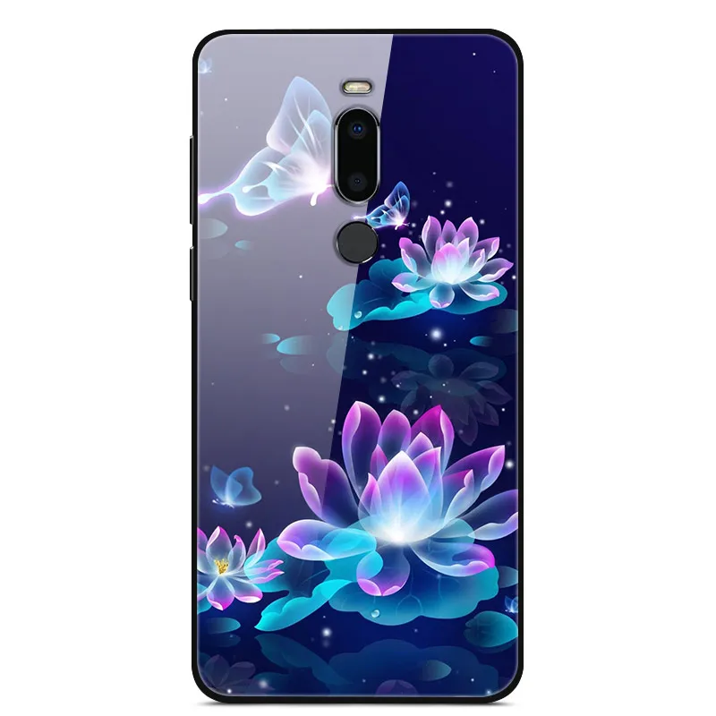 Чехол для Meizu M8, закаленное стекло, жесткая задняя крышка для Meizu M8 M 8, мягкий чехол для телефона, бампер для MeizuM8, защитный чехол 5,7 дюйма