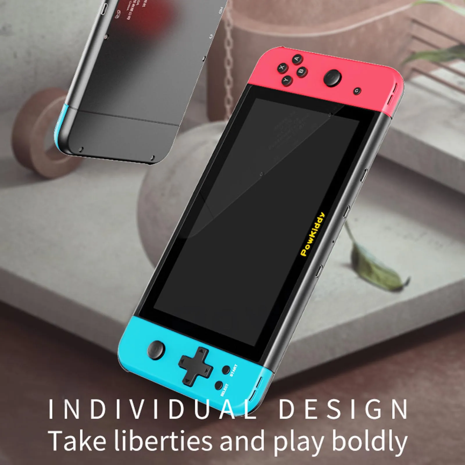 Новая портативная игровая консоль POWKIDDY X2 с IPS-экраном 7 дюймов 2500 встроенных игр