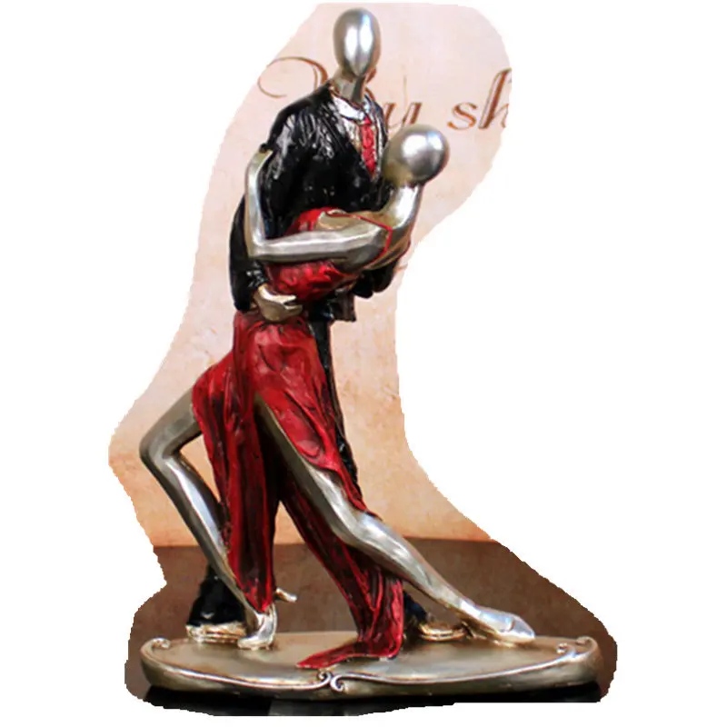 

[VIP]European-style Abstract Ballet Girl Figurine Creative Home Decoration Accessories Ballet Men and Women Resin Crafts