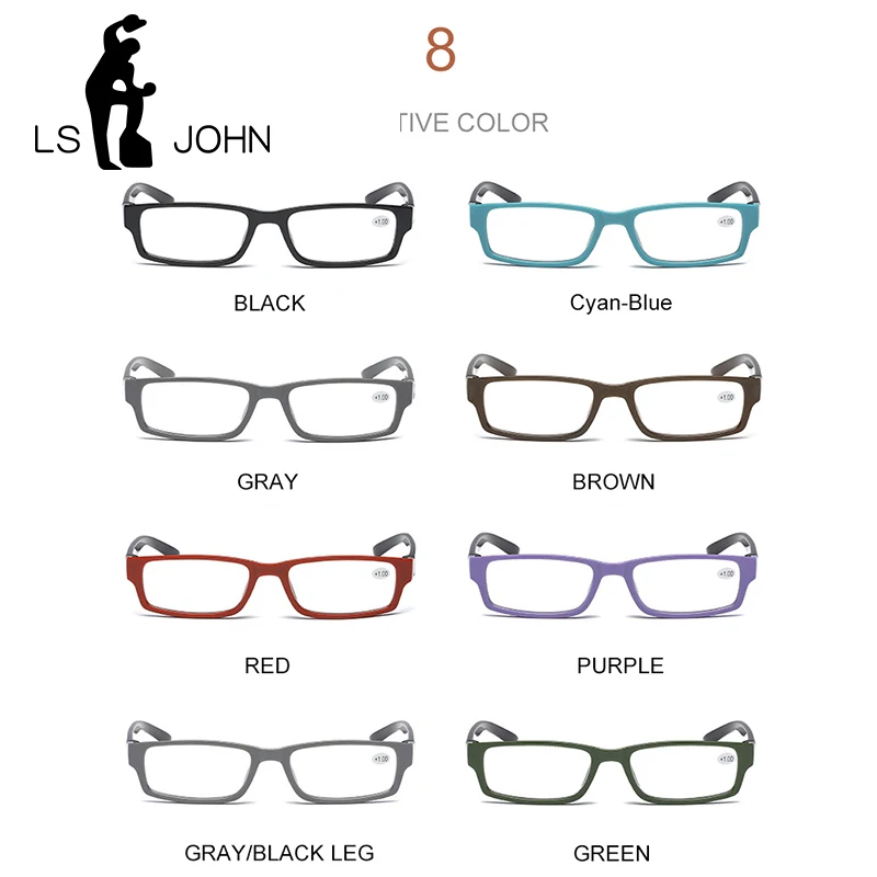 Очки для чтения LS JOHN + 1 0 5 2 3 4 0|Мужские очки чтения| |