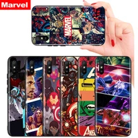silicone black cover marvel the avengers for xiaomi redmi k40 k30i k30t k30s k20 10x go s2 y2 pro ultra phone case