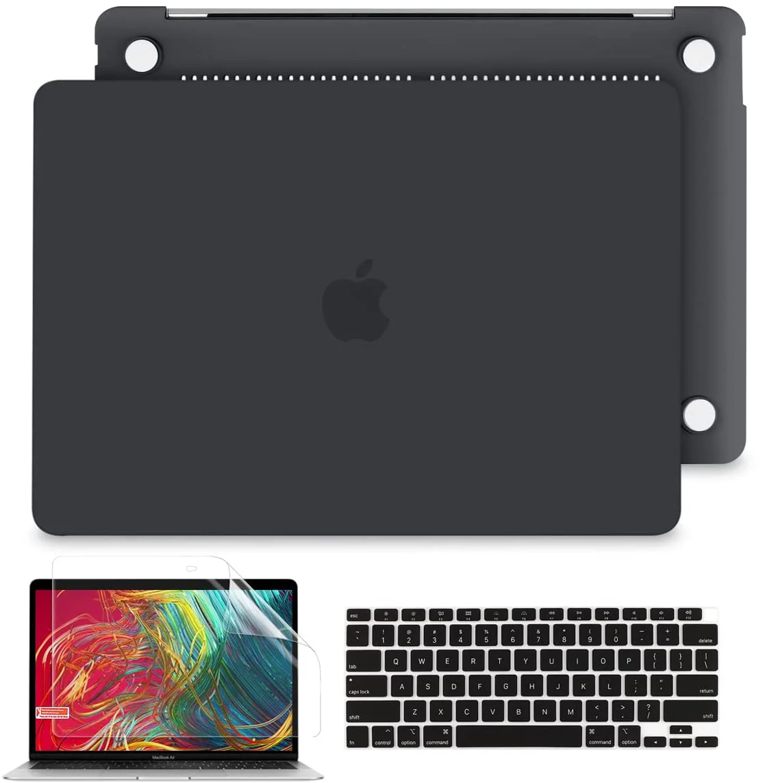 

Мягкий чехол с сенсорным экраном, жесткий матовый чехол для MacBook Pro 16 дюймов, модель 2021 выпуска A2485 + чехол для клавиатуры и протектор экрана