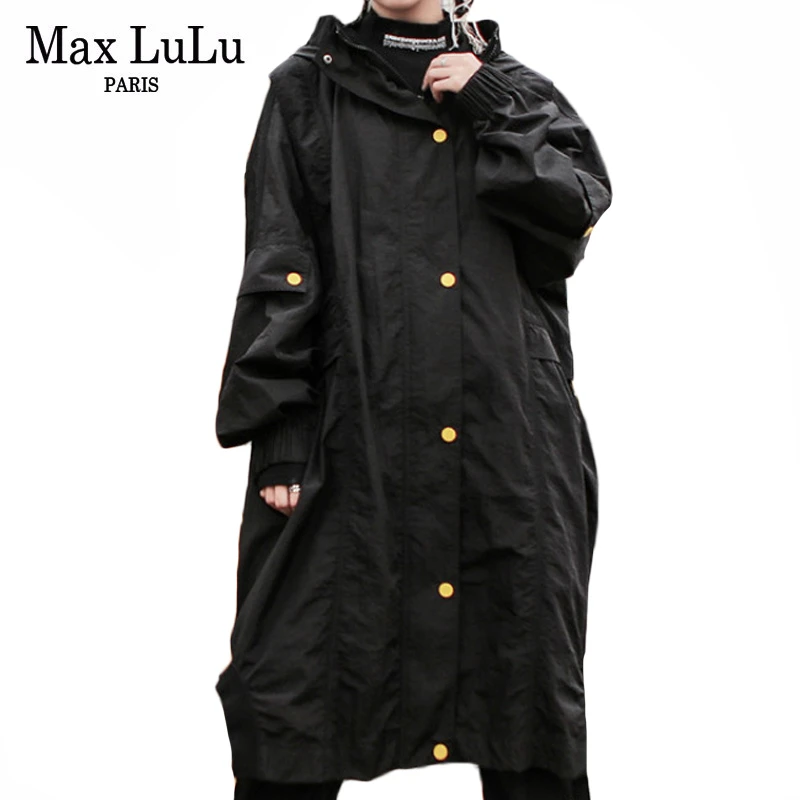 Max LuLu/Новинка 2019 года Осенняя корейская модная женская одежда в стиле панк