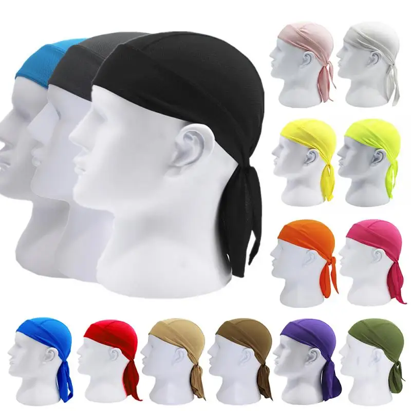 

Quick Dry Pure Cycling Cap Head Scarf Summer Men Running Riding Bandana Headscarf Ciclismo Pirate Cap Headband Men Head Scarf