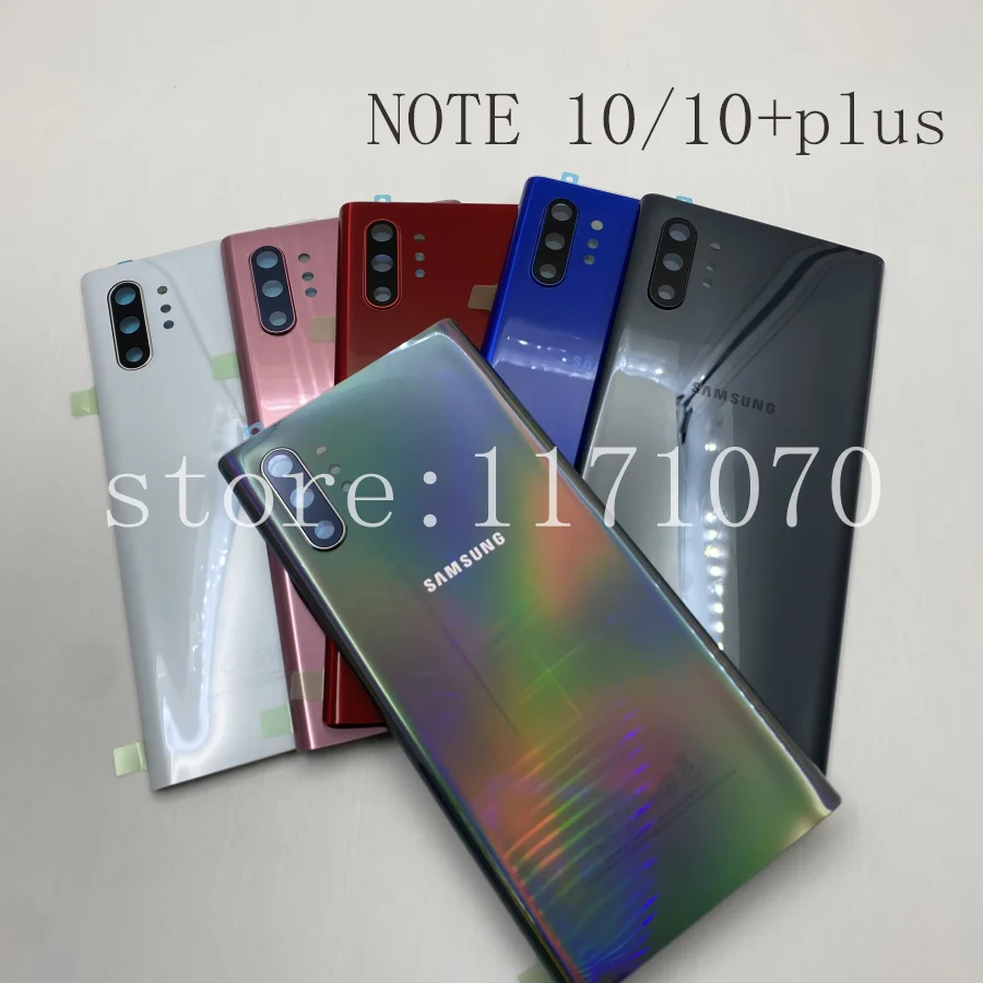 

Samsung Galaxy Note 10 N970 NOTE10+ Plus N975 N975F Glass Battery Back Cover Door Housing Replacement